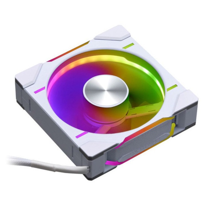 Ventilátor PHANTEKS D30 PWM Regular Airflow D-RGB L 12cm, Fehér