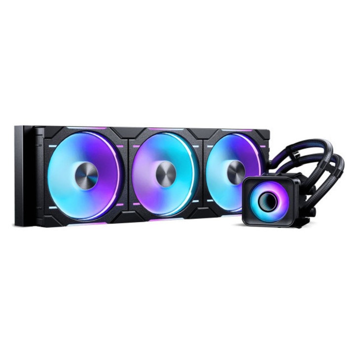 CPU cooler PHANTEKS Glacier One 420D30 X2 DRGB AiO - 420mm, Negru