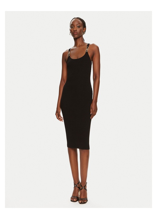 Rochie tricotata, Michael Michael Kors, neagra, 69% viscoza, 16% poliester, M INTL