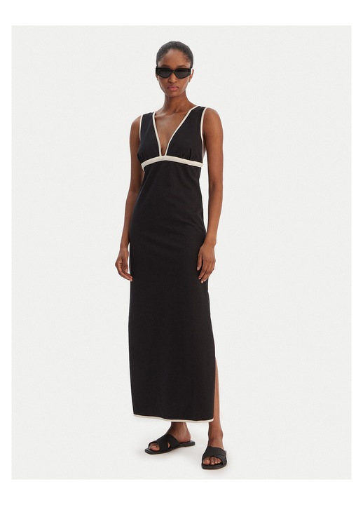 Rochie de vara Seafolly din bumbac negru, Negru