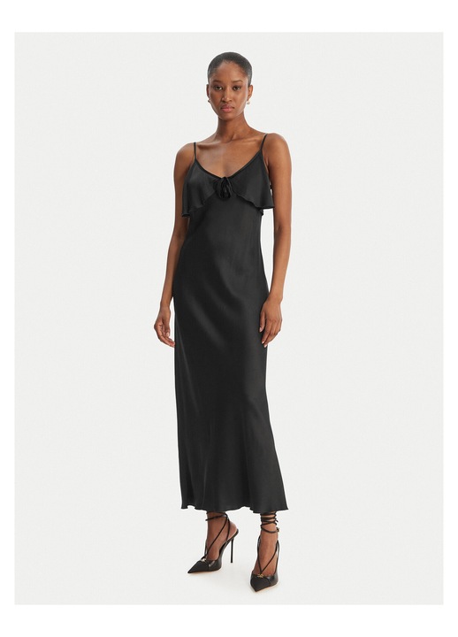 Rochie de cocktail, Fracomina, viscoza, negru, Negru