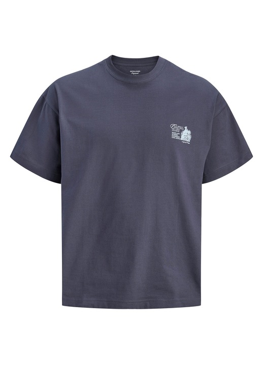 Tricou Jack & Jones gri din bumbac pentru barbati, Gri