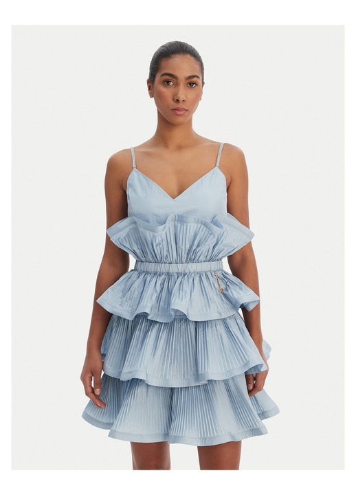 Rochie de cocktail Femei, Fracomina, Albastru, nailon