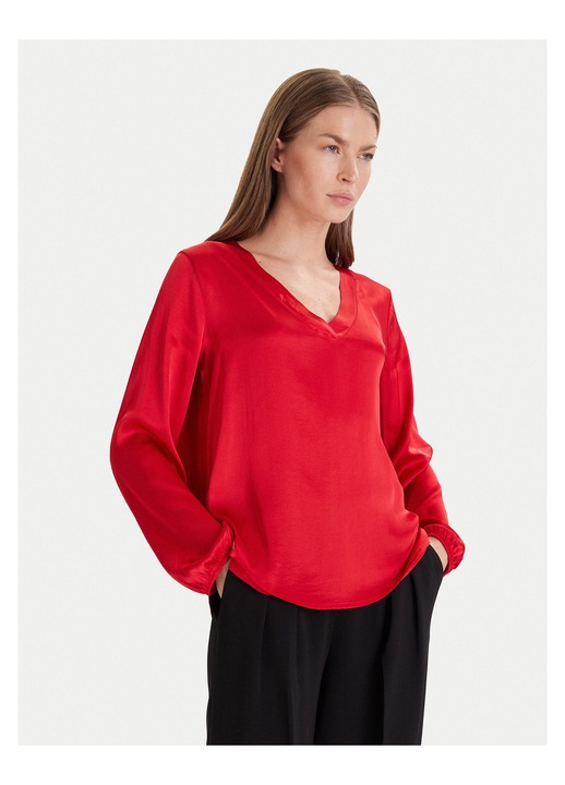 Bluza rosie MARYLEY viscoza, Rosu, M