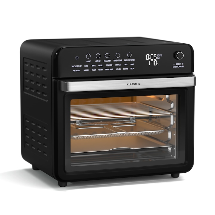 Friteuza cu aer cald XXL Tristar FR-6996, 1800 W, 5.2 litri, Termostat variabil 80 - 200°C, Temporizator, Functii: prajire, coacere, reincalzire, fara ulei