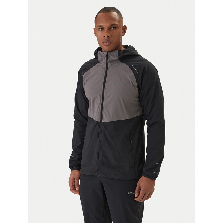 Geaca softshell barbati, Columbia, gri, 96% nailon, 4% elastan