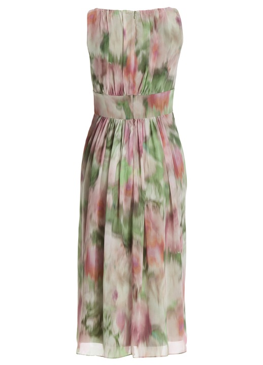 Rochie de cocktail, Swing, colorat, poliester, fermoar, 34 EU