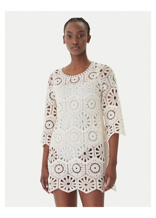 Rochie de plaja pentru femei, Banana Moon, bumbac, ecru, S INTL