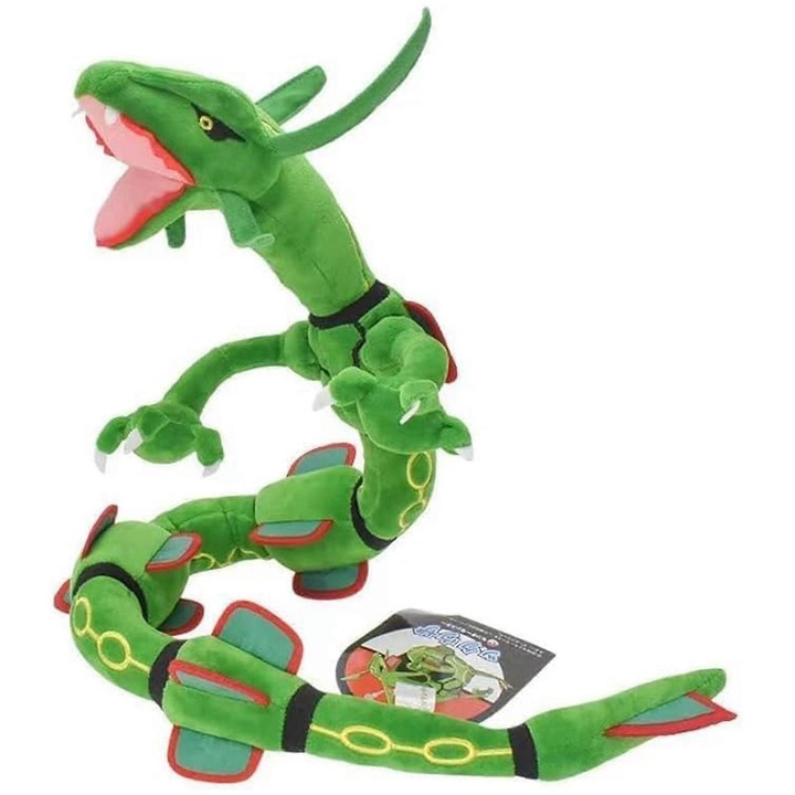 Dragon de plus Gyarados, jucarie pliabila si flexibila, verde