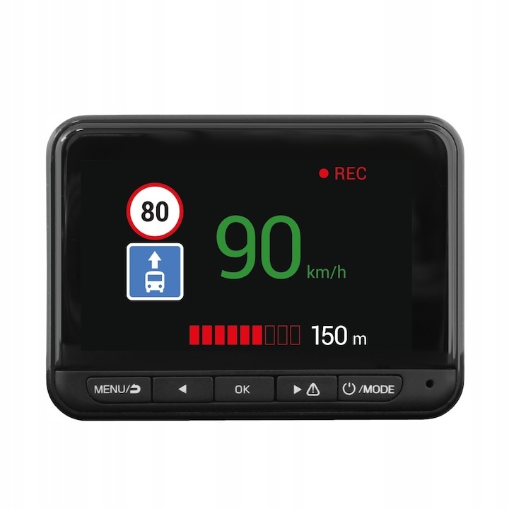 Camera auto, Navitel, 30 fps, 12 Mpx, 2.7", Negru