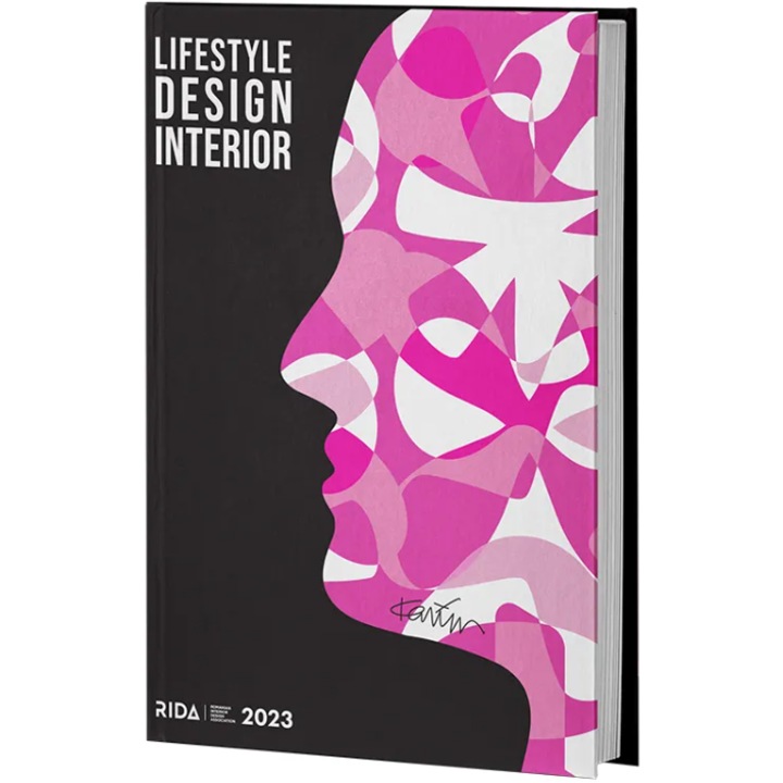 Lifestyle Design Interior 2023, Delta Studio, 70 de proiecte de design interior, copertă Karim Rashid, limba română