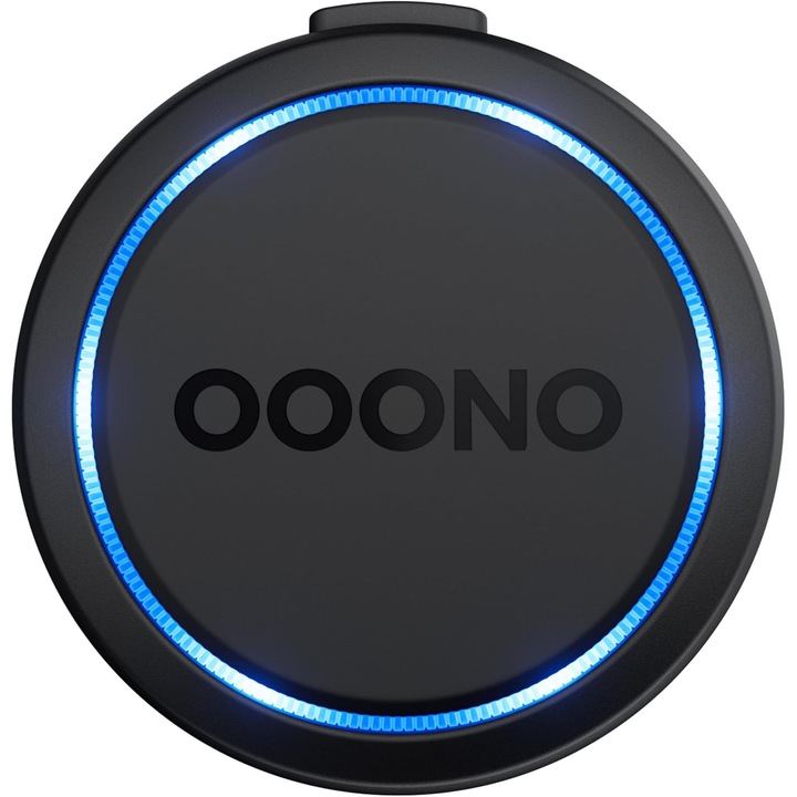 Avertizor radar auto OOONO Co-Driver NO2 Model 2025, avertizeaza in timp real despre radare si pericole din traficul rutier, reincarcabil USB-C, indicator LED, compatibil Apple CarPlay si Android Auto, fara taxe abonament