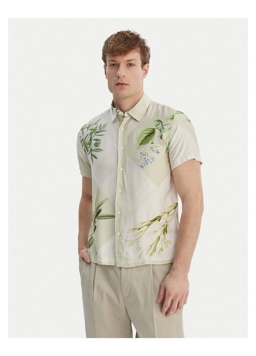 Camasa barbati Guess verde, Verde