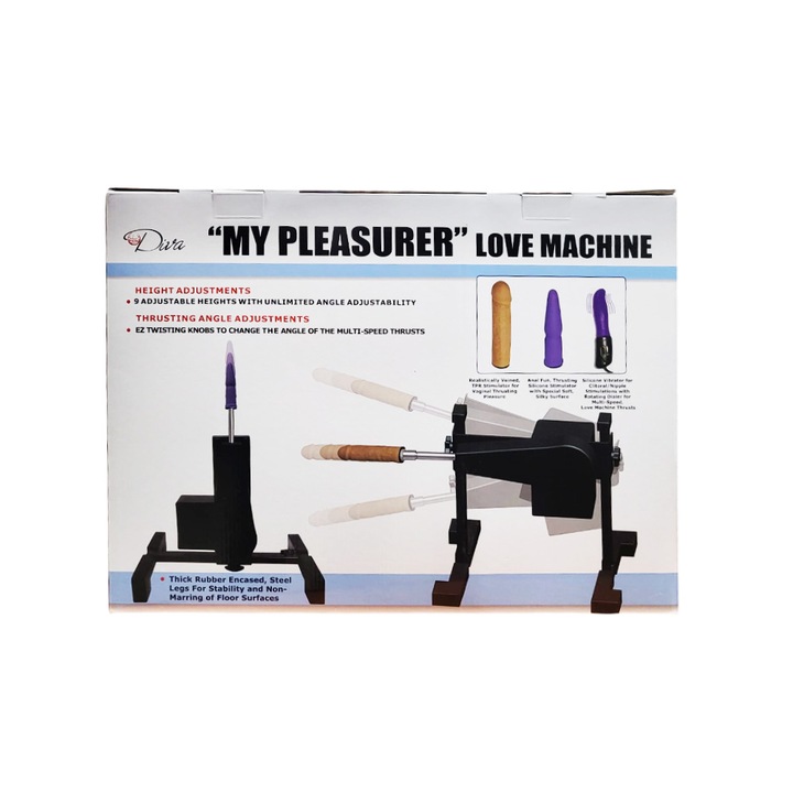 Masina de Sex Diva My Pleasurer Love Machine, Viteza Reglabila, Sistem Vac-U-Lock, Motor Puternic, Negru