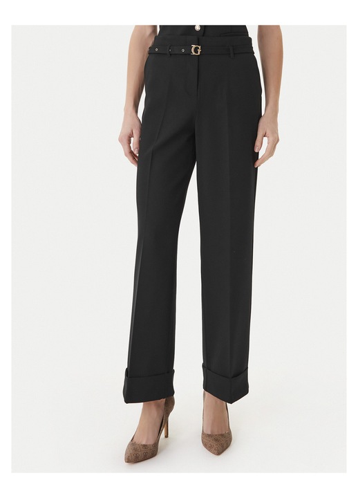 Pantaloni dama, Guess, viscoza, negru