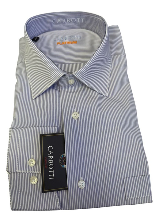 Csikos ferfi ing, hosszu ujju, M (39-40), Halványlila, M