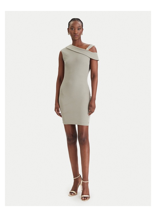 Rochie casual, Guess, kaki, 73% modal, 27% poliester