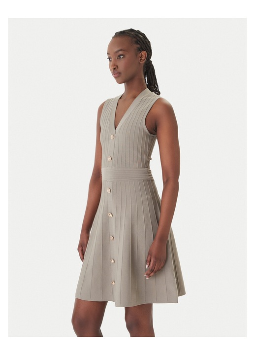 Rochie tricotata, GUESS, verde, 65% viscoza, Verde, XL