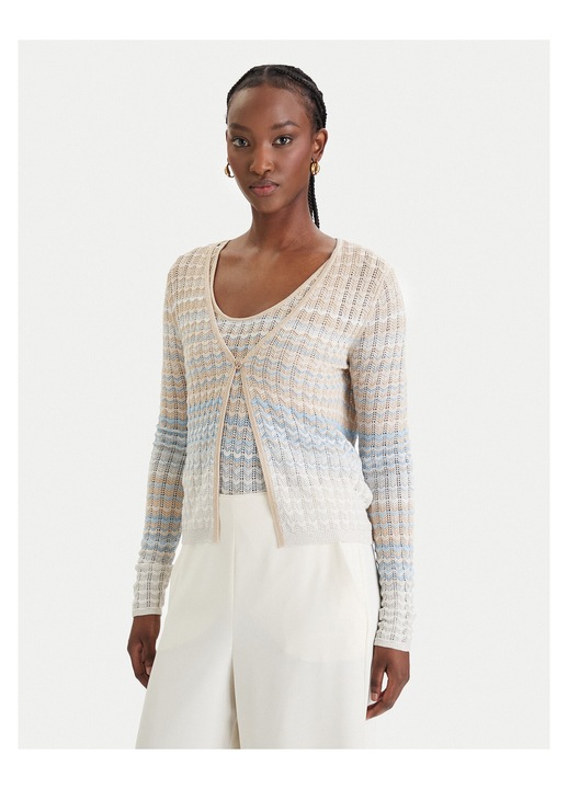 Cardigan Guess, bej, viscoza, Bej