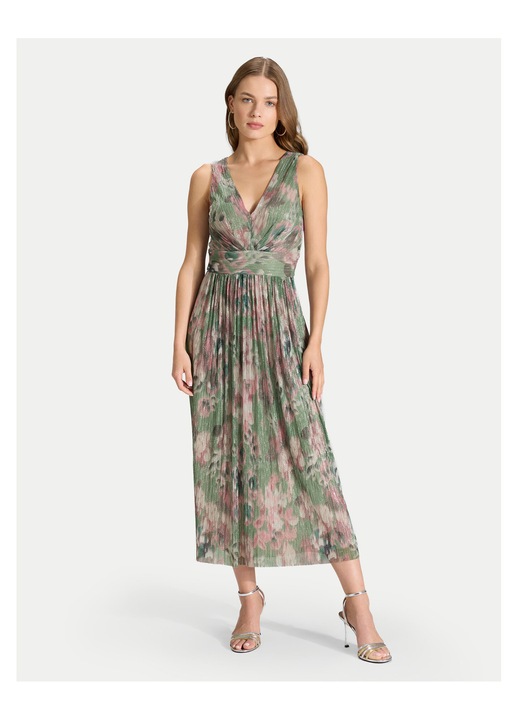 Rochie de cocktail, Swing, verde, poliester, Verde, 36