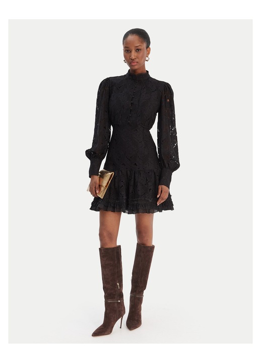 Rochie cocktail BARDOT, neagra, Negru