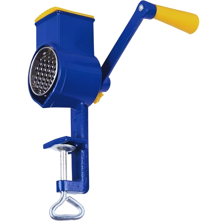 Rasnita Blasko Manuala pentru Nuci din Fonta – Masina de Macinat Nuci cu Manivela, Lama Inox, Ideala pentru Prajituri si Deserturi