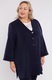 Леко тъмносиньо яке с маншети