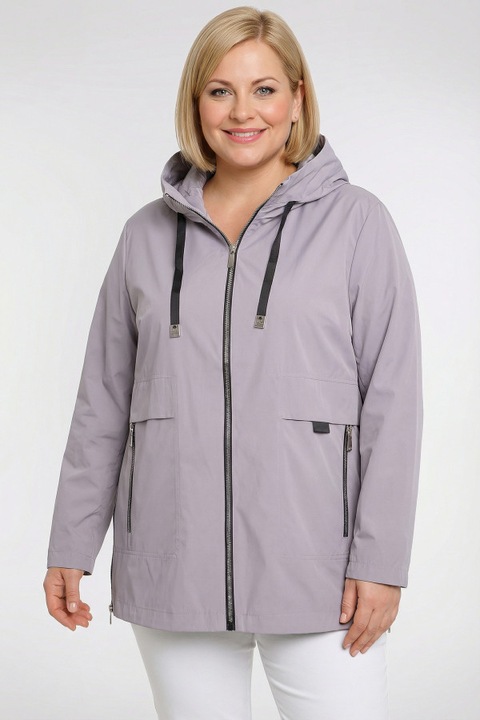 Jacheta cu gluga lavanda