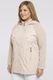 Jacheta bej cu maneci din material textil