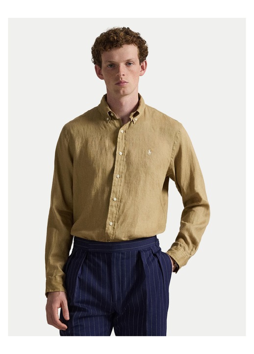 Camasa barbati, Polo Ralph Lauren, 100% in, Bej