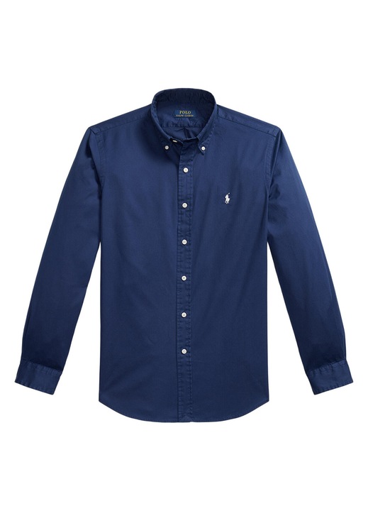 Camasa barbati, Polo Ralph Lauren, bumbac, sistem inchidere nasturi, Bleumarin