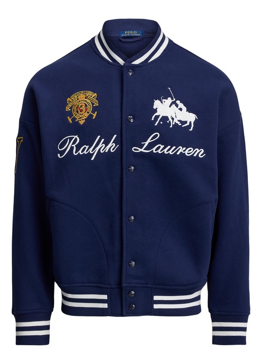 Bluza barbati, Polo Ralph Lauren, bleumarin, 55% bumbac, 45% poliester, Bleumarin, S