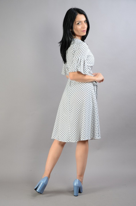 Rochie PERLA DONNA în nuanțe multicolore, Multicolor