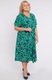 Zöld ruha mintával