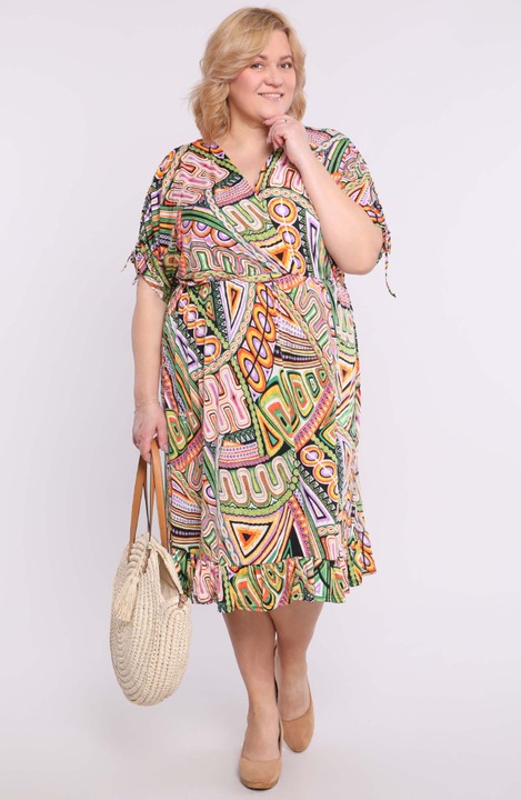 Rochie model portocaliu colorat