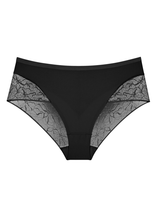 Chiloti clasici cu talie inalta Femei, triumph, 59% poliamida, 41% elastan, Negru, S INTL