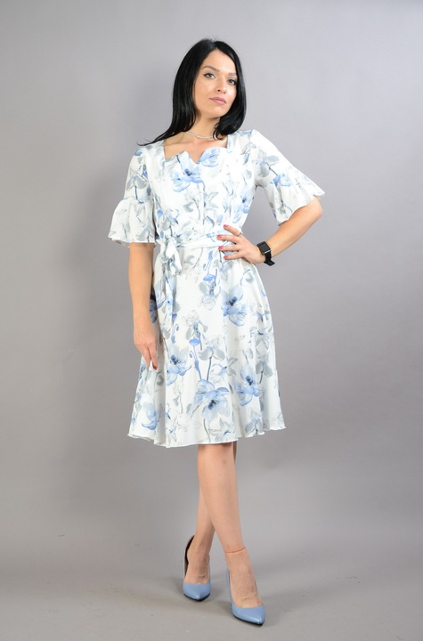 Rochie PERLA DONNA, marime 46, multicolor, material poliester