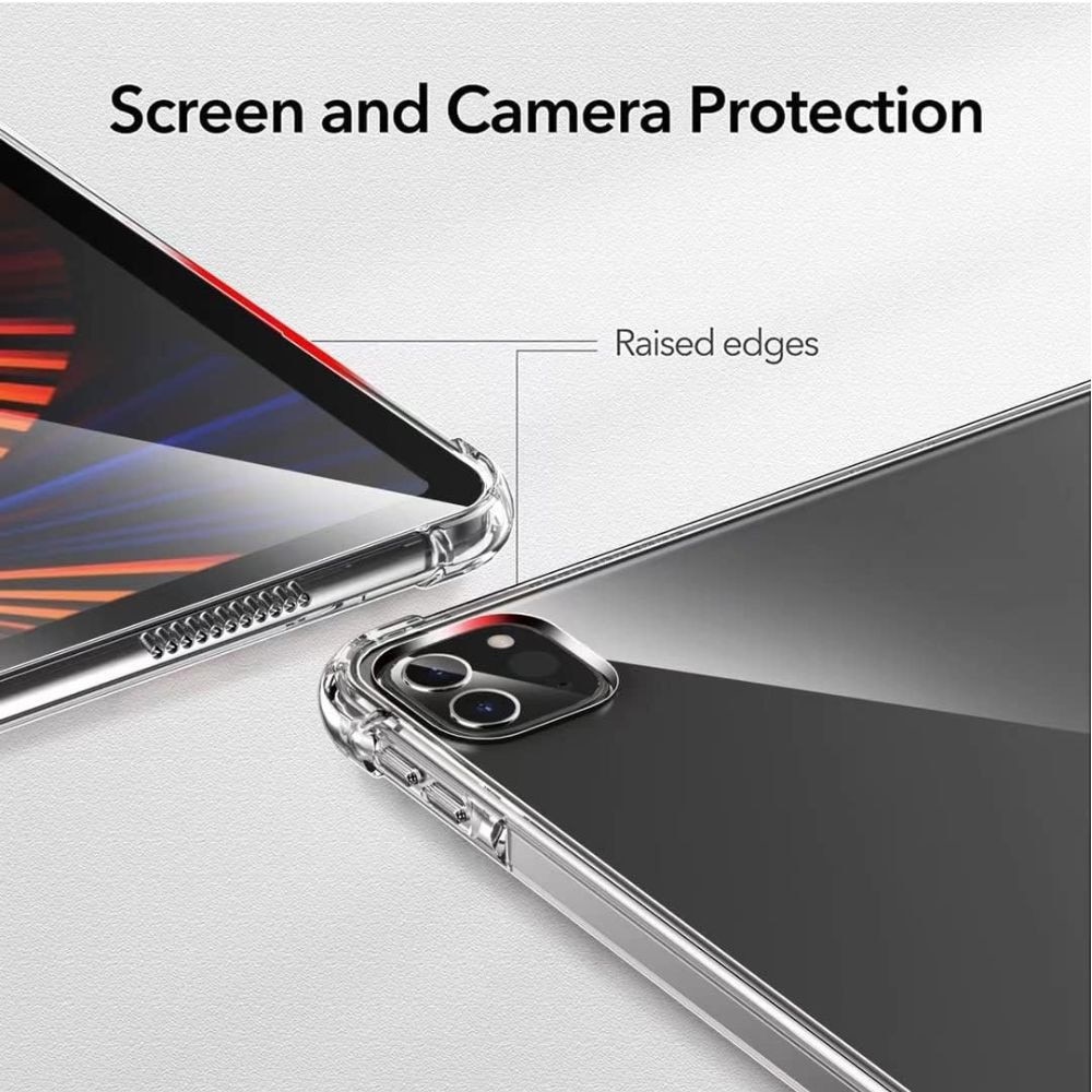 Husă tableta G-Tech, ultra subțire, transparentă, protecție antisoc, 11 inch