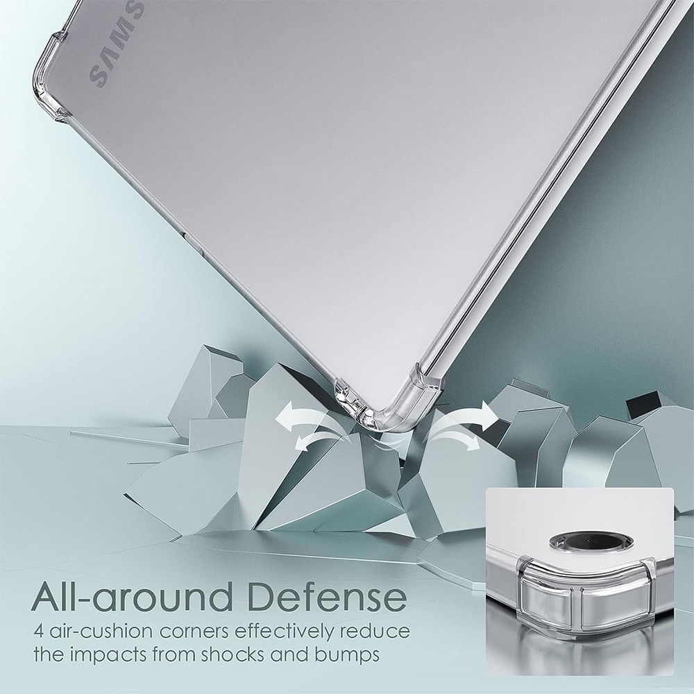 Husă tableta G-Tech, ultra subțire, transparentă, protecție antisoc, 11 inch