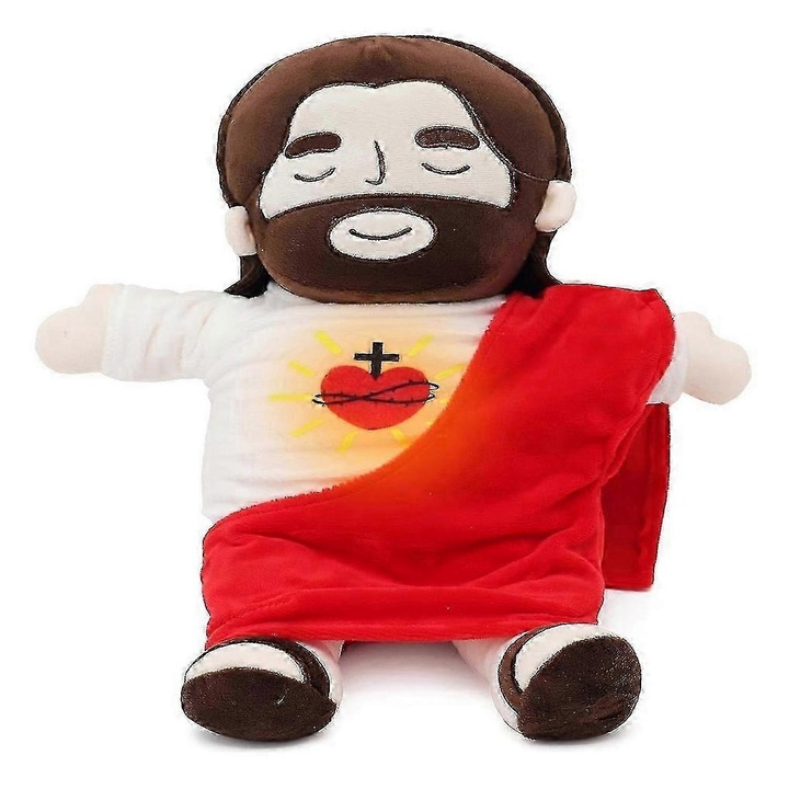 Jucarie de plus, Iisus, rosie, pentru reducerea anxietatii