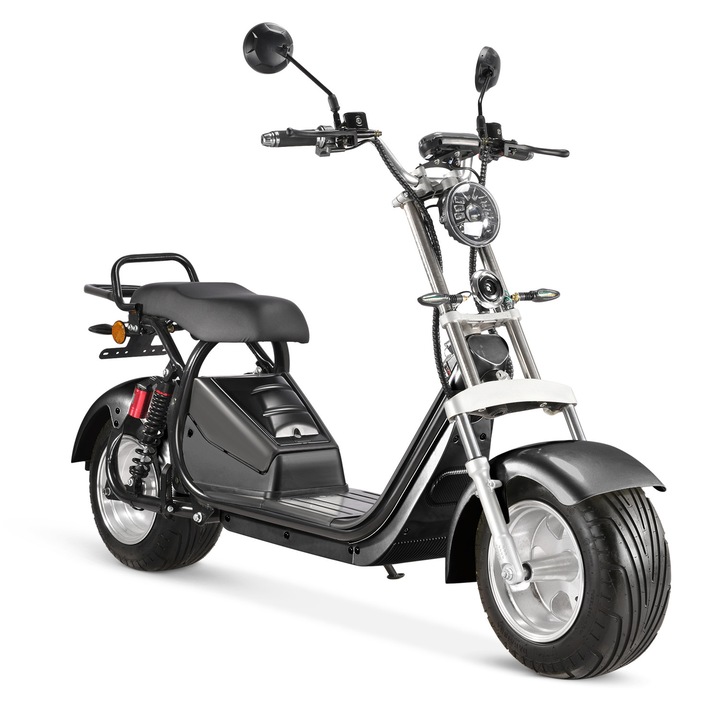 Scuter electric, motor 1500W, baterie 26Ah, hidraulic, COC inclus, 25 km/h
