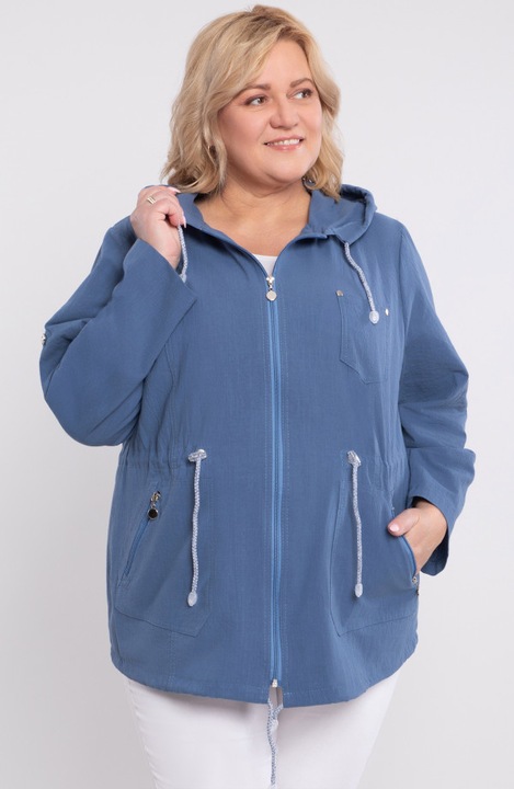 Тънко синьо яке