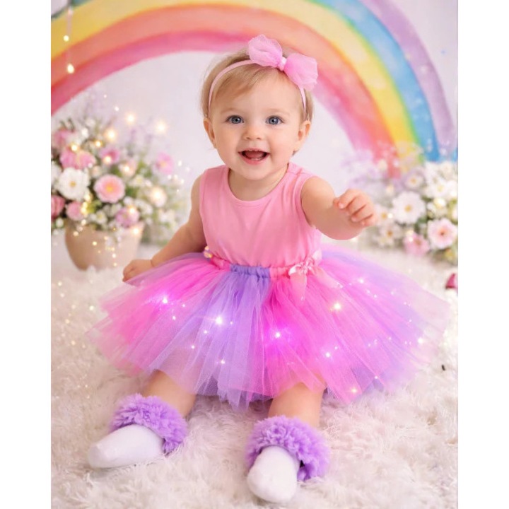 Fustita cu Luminite, Bucurie Roz