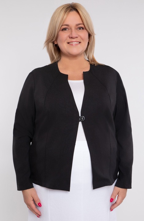 Jacheta neagra de in cu buzunare