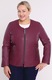 Bordó műbőr dzseki