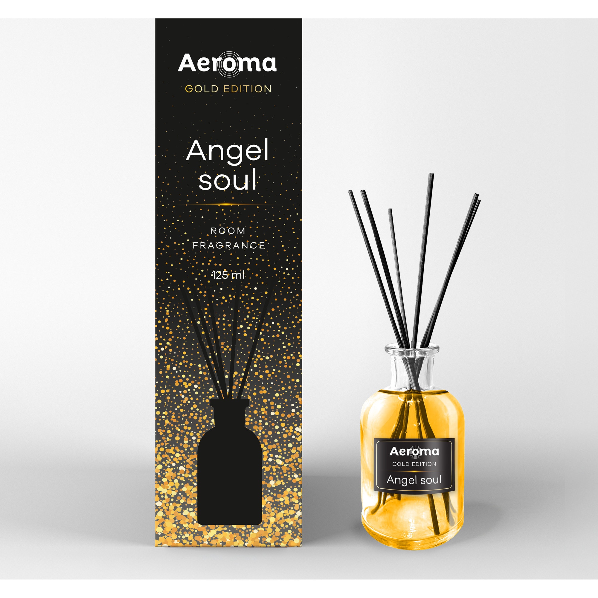Odorizant REED DIFFUSER GOLD EDITION AEROMA 125ml, Angel Soul - eMAG.ro