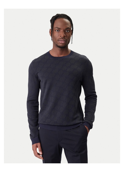 Pulover barbati, Joop, bumbac si viscoza, bleumarin