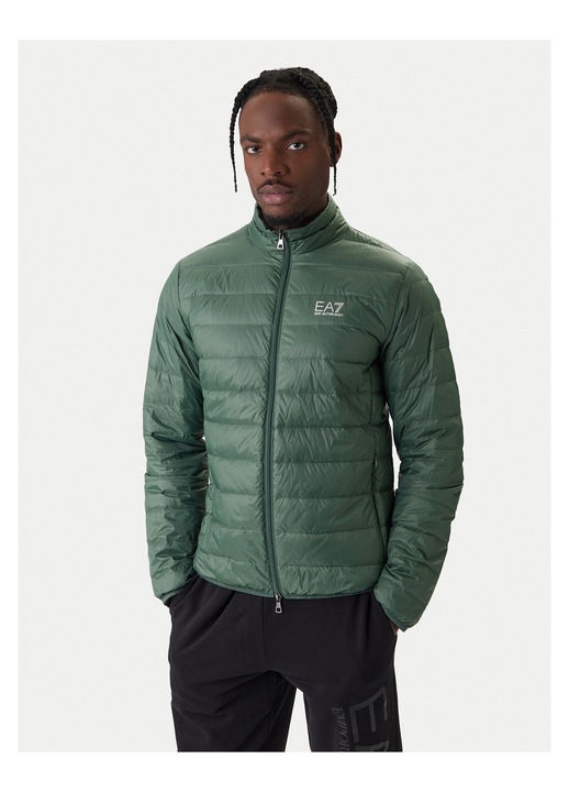 Geaca de puf Barbati, ea7 emporio armani, Poliamida, Verde