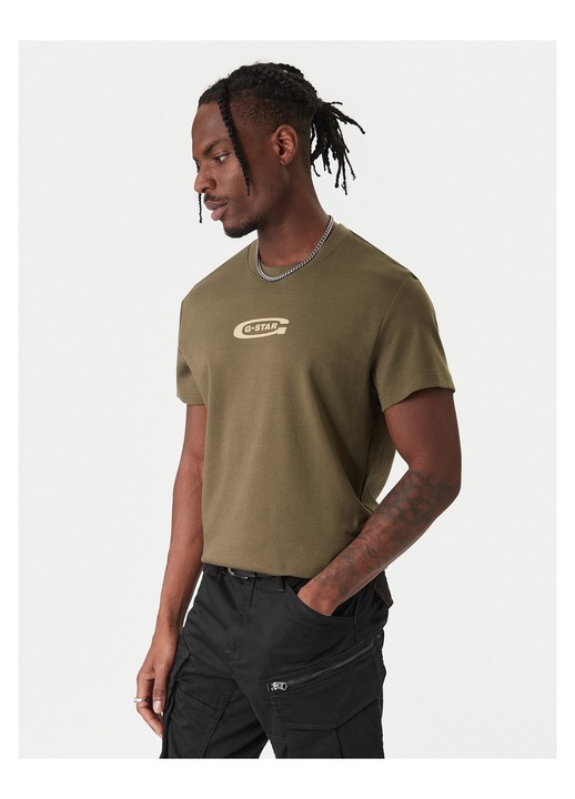 Tricou barbati, RAW, bumbac organic, verdedwqf, Verde