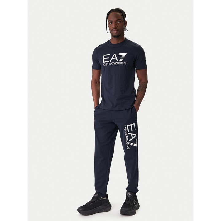 Pantaloni de trening barbati, Bumbac, Bleumarin